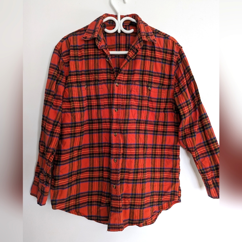 Plaid Flannel Shirt - Button Down